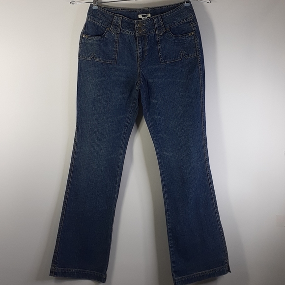 Cato Blue Jeans Button Back Pockets Size 8 - Picture 2 of 16